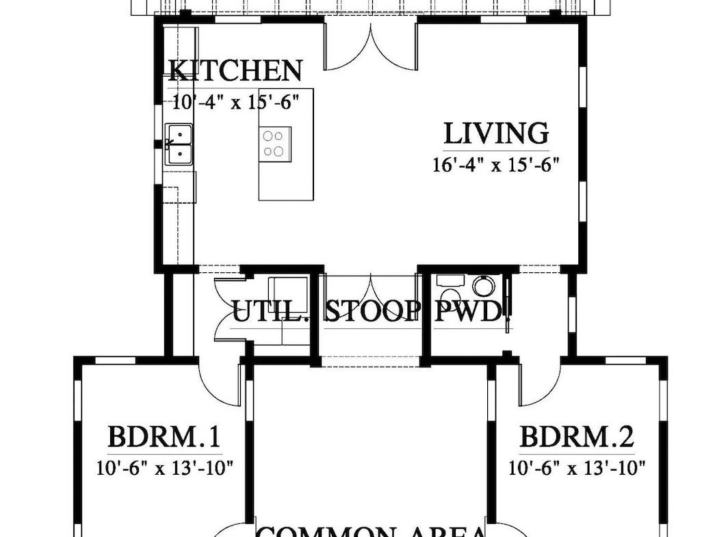 Canal Front Homes for Sale at $629,000 in Ambergris Caye - Floor plan