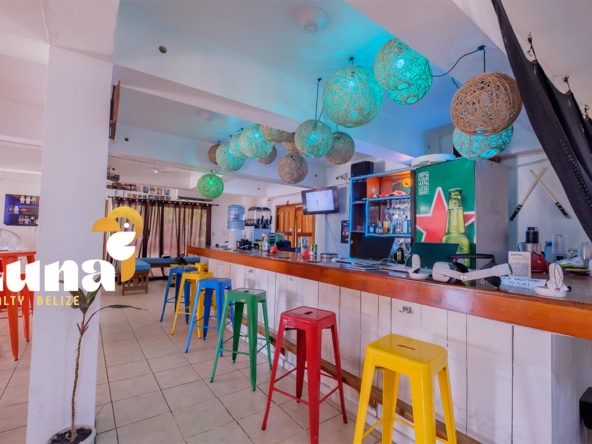 Family-Fun Arcade and Rooftop Lounge for Sale on Ambergris Caye, Belize