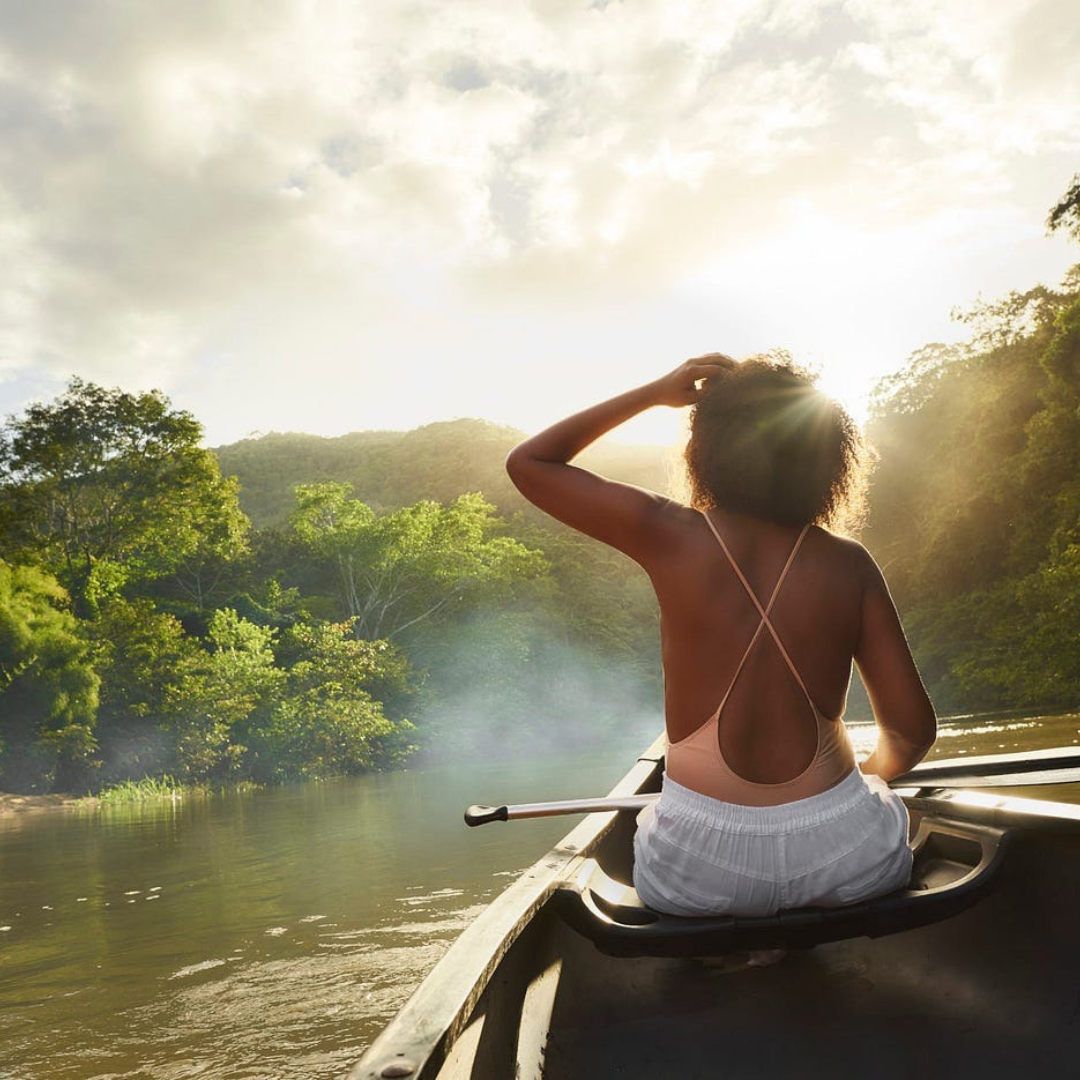 Kayaking on the River