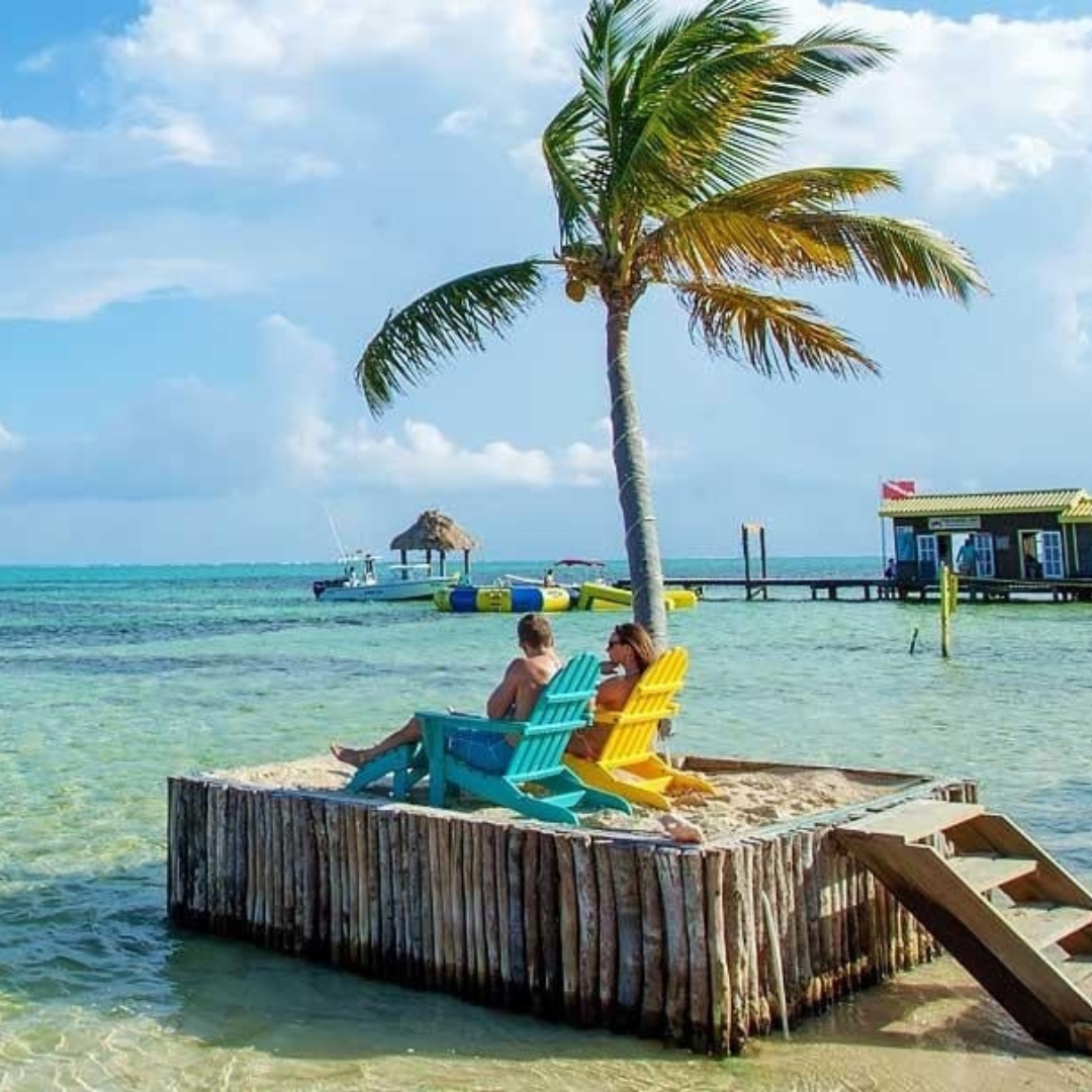 Lounging near the sea