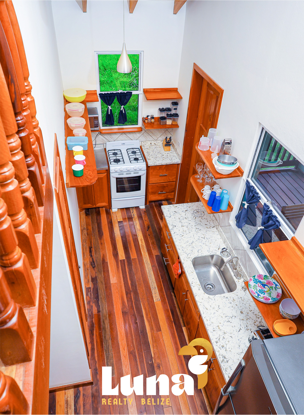 Casa Tamalio - Kitchen from above