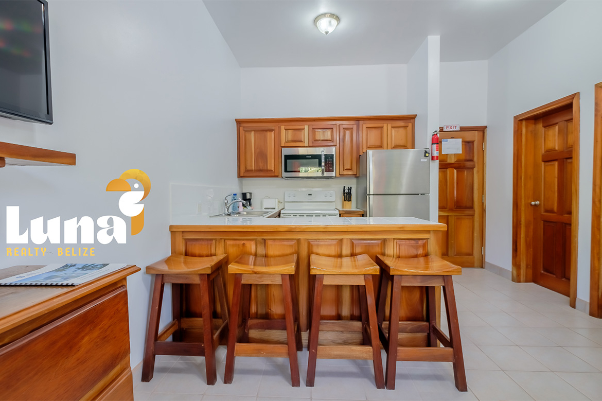 Kitchen from living room