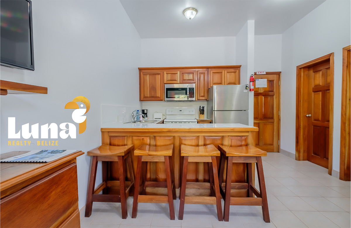 Kitchen from living room