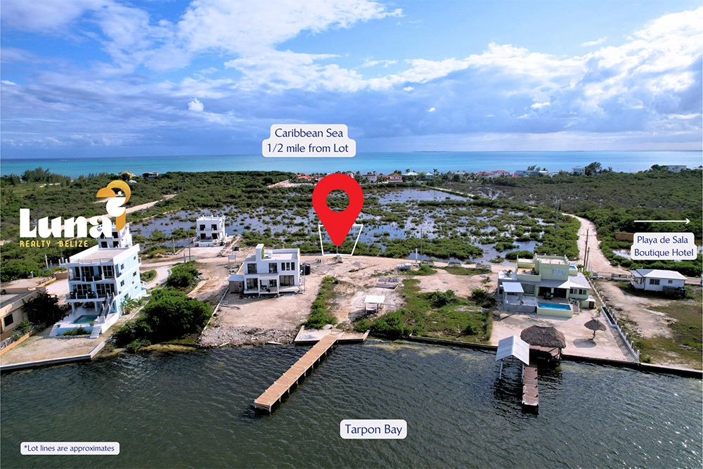 Entry-Pricing on 2nd Row Waterview Lot in Tarpon Bay, Ambergris – Lot 10501