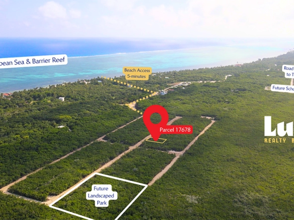 70% Financing Now Available for Ambergris Caye Land! – Parcel 17678